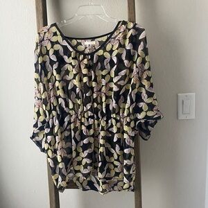 Tulle - blouse with cinched waist